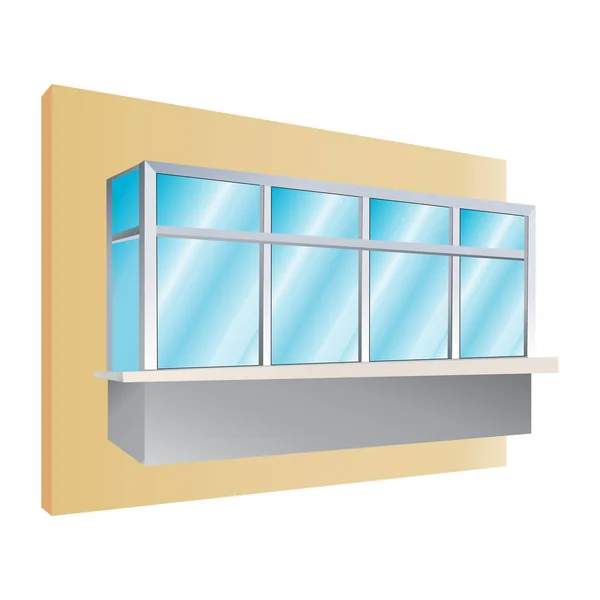 Depositphotos 157342726 stock illustration glazing of balconies icon vector
